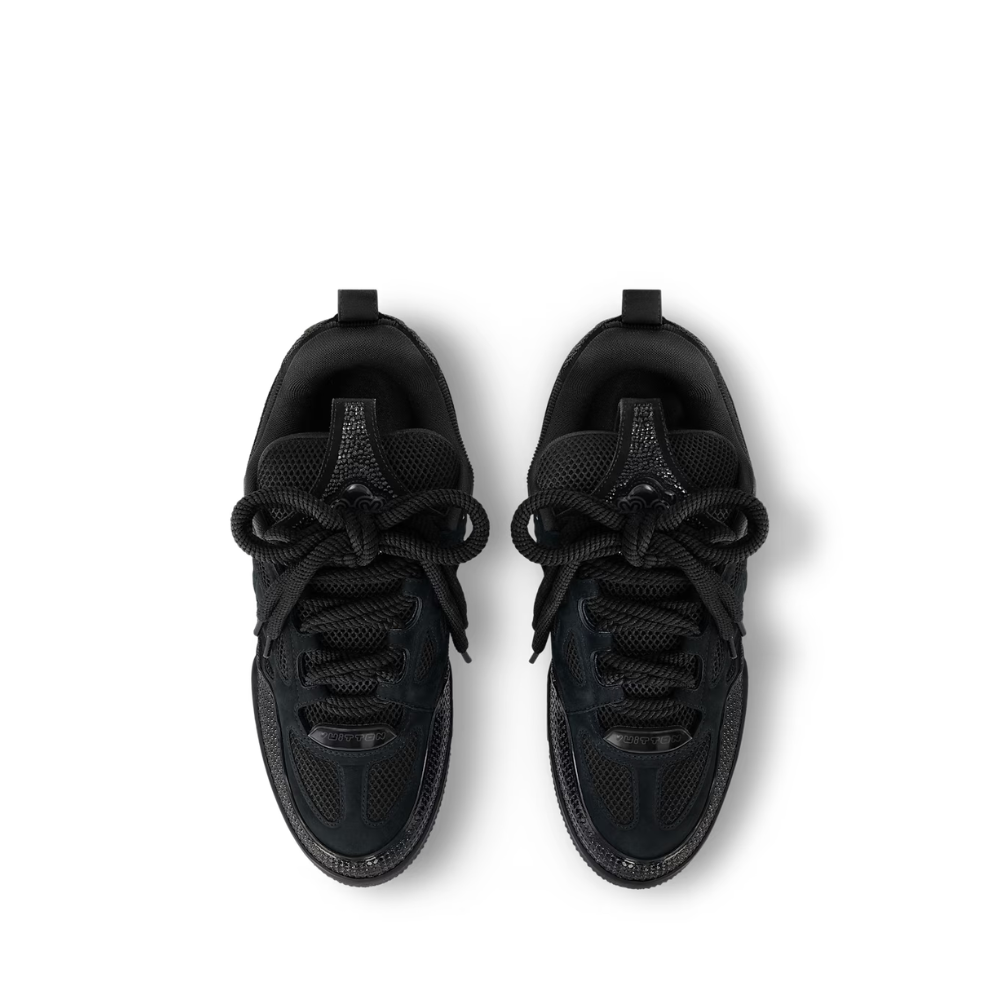 Louis Vuitton Skate Sneaker Strass 'Full Black' s114
