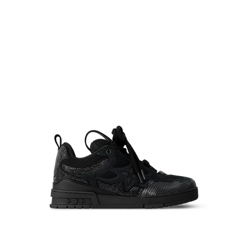 Louis Vuitton Skate Sneaker Strass 'Full Black' s114