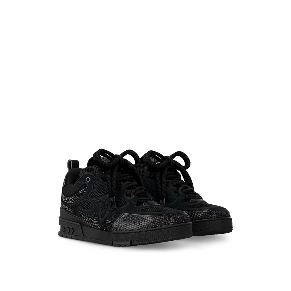 Louis Vuitton Skate Sneaker Strass 'Full Black' s114