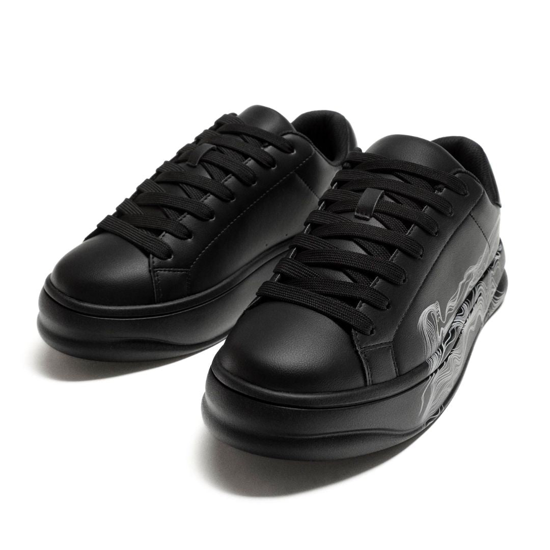 ZARA Statement Chunky Trainers 'Black' "S31